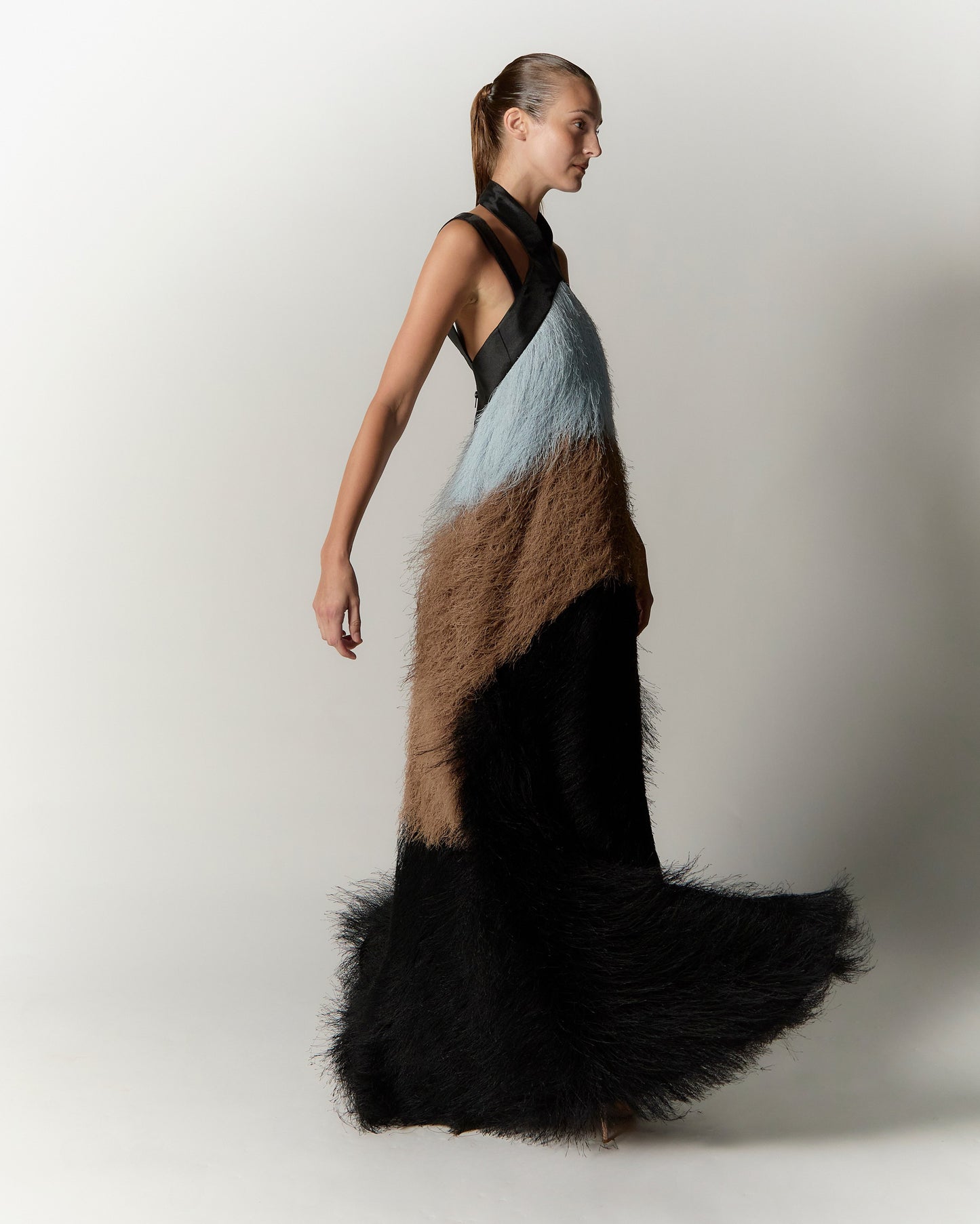 Cascade de paille dress