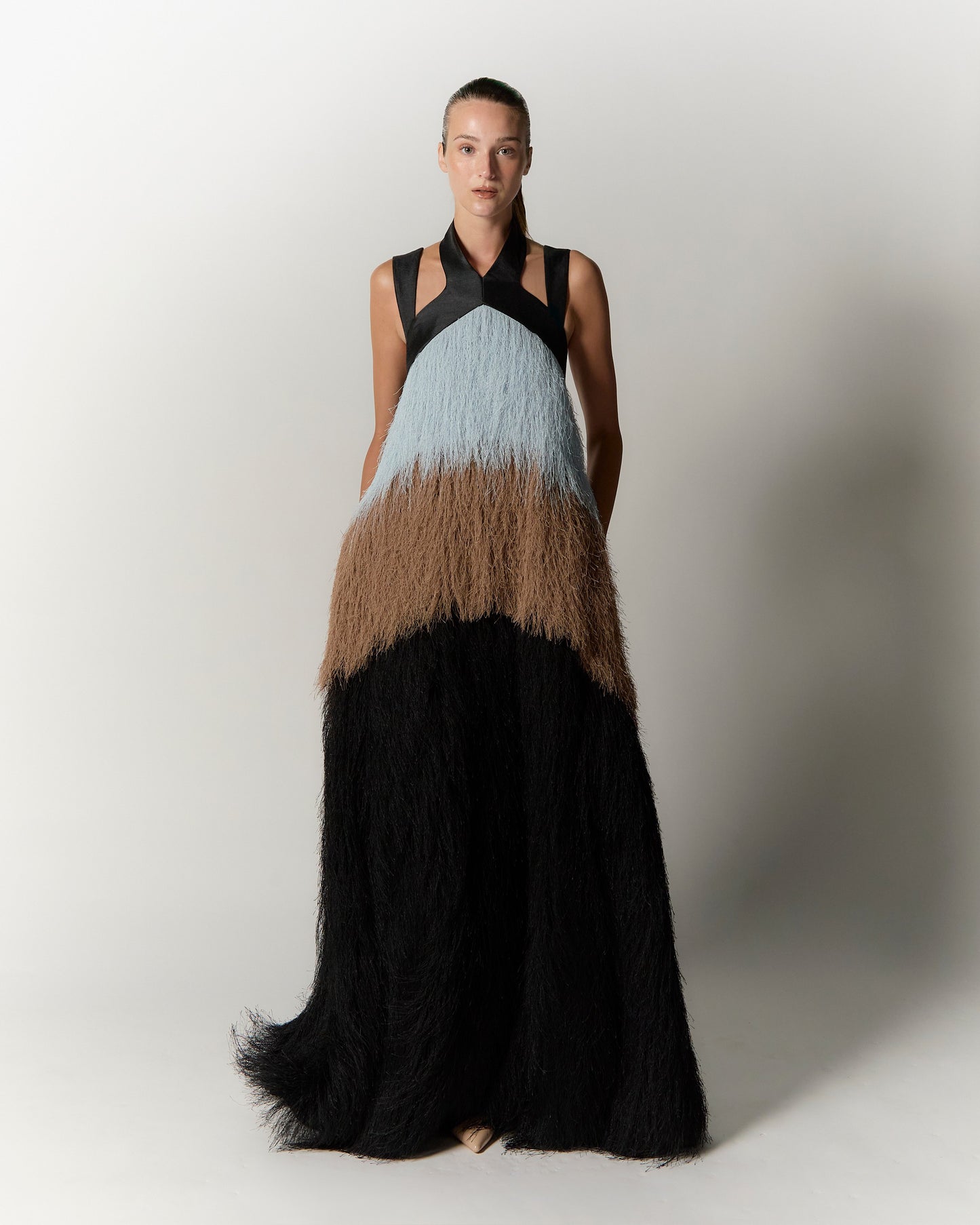 Cascade de paille dress
