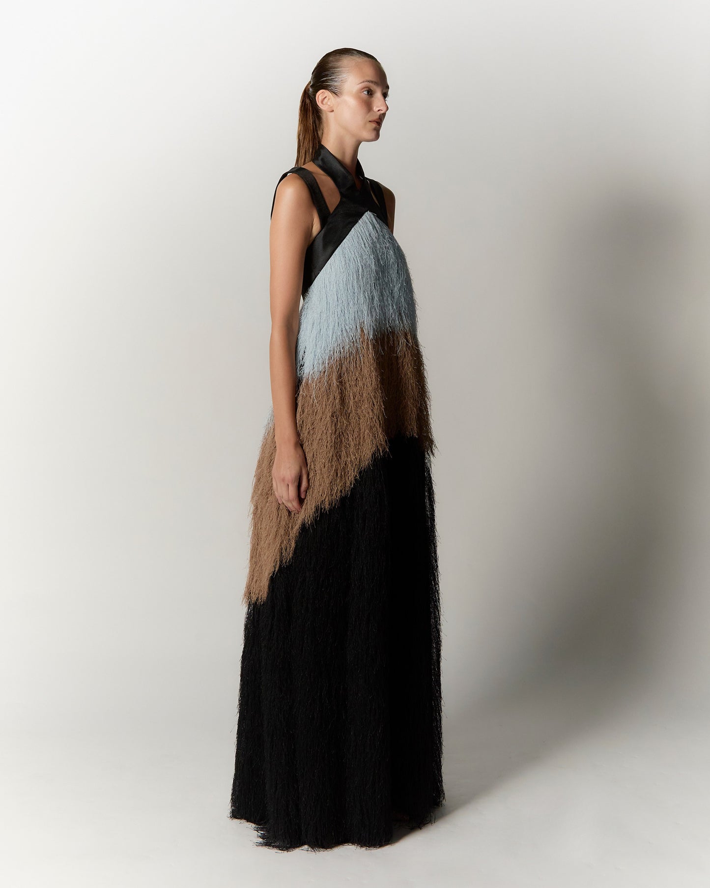 Cascade de paille dress