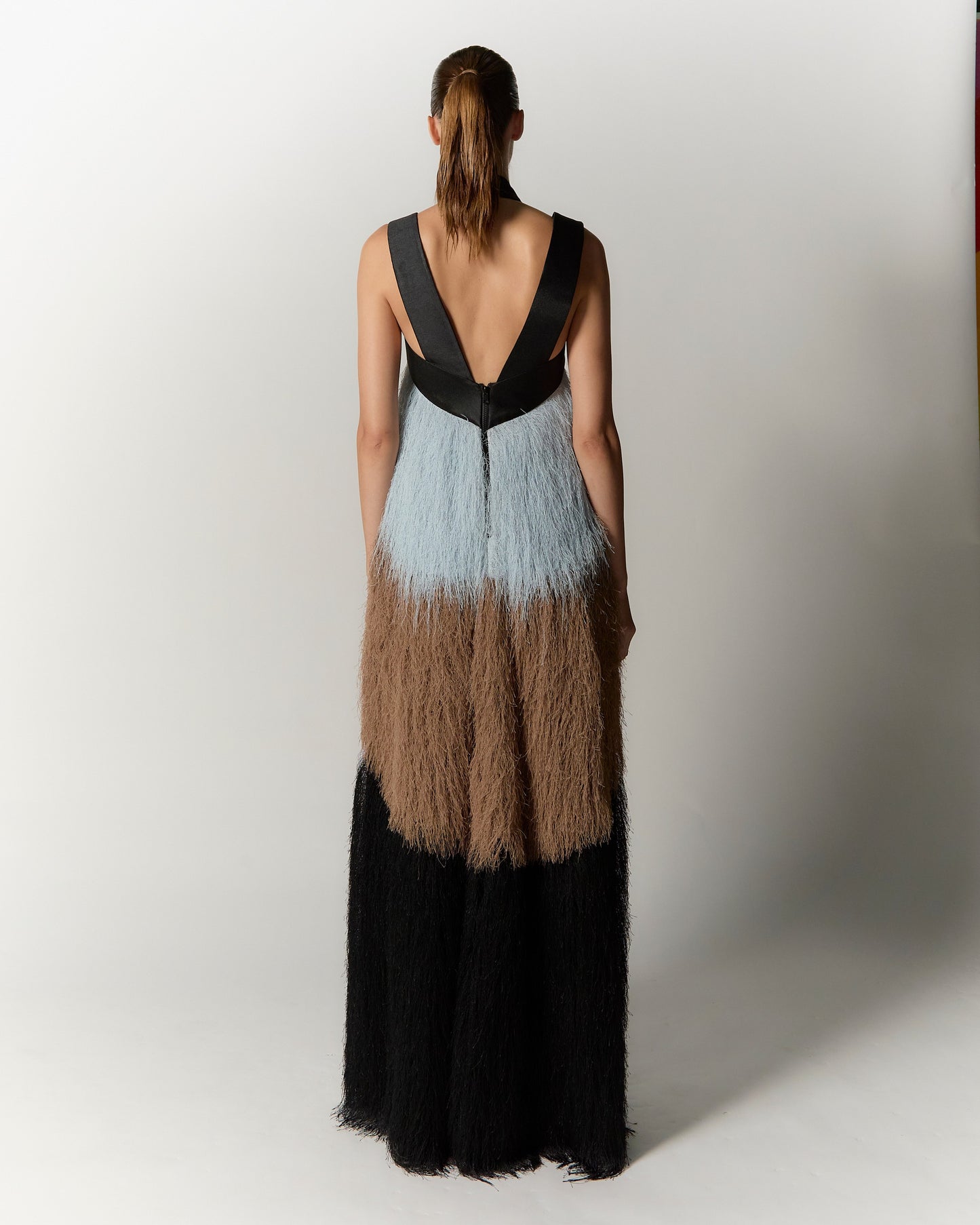 Cascade de paille dress