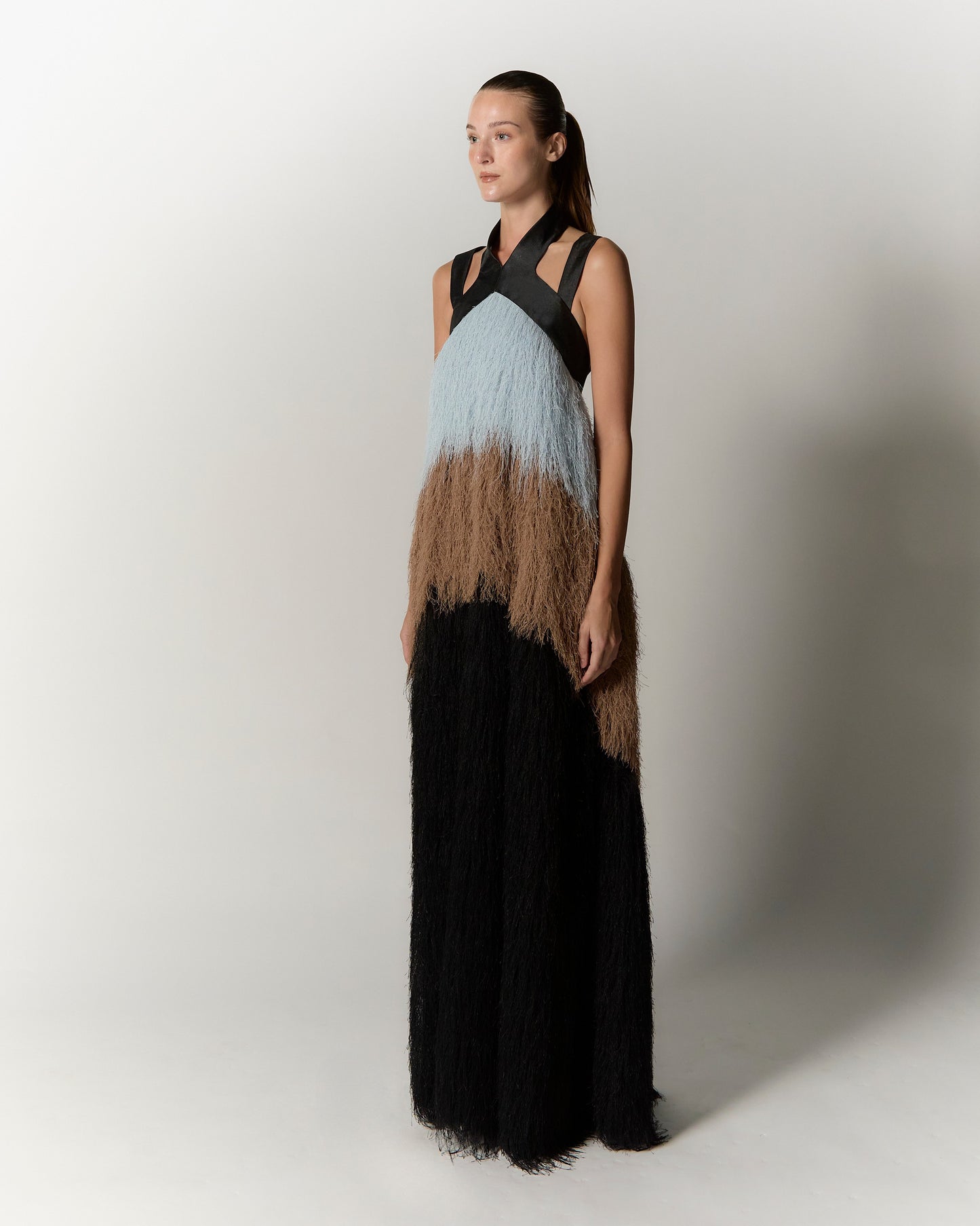 Cascade de paille dress